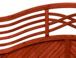 Boazeryjny płot drewniany Malaga Teak ANDREWEX - zdjęcie 3